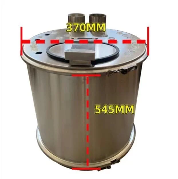 Used for Stainless Steel Round Powder Coating Color Changing Hopper Container