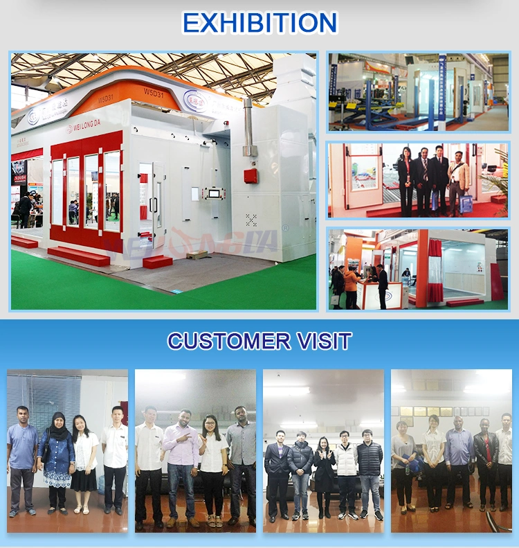 Wld9200 (CE) Quality Automotive Painting Powder Coating Machine Room Car Van Bus Truck Paint Box Spraying Cabin Chamber Cabinet Water Based Paint Spray Booth