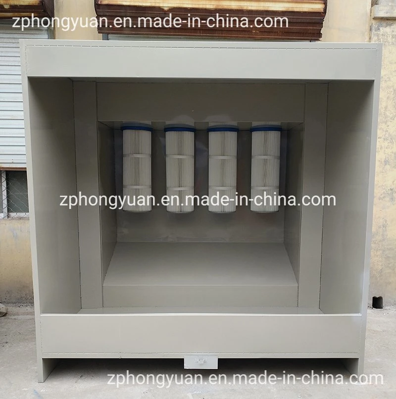 China Manufacturer Hongyuan Powder Coating Equipment Spray Paint Booth with Curing Oven