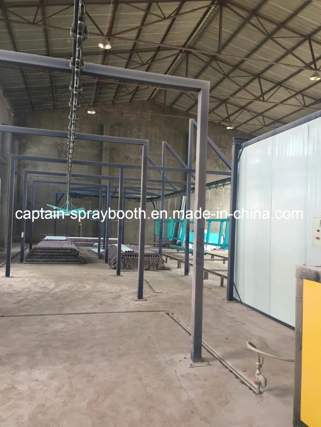 Powder Spray Coating Booth with High Temperature Baking Oven